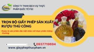 giấy phép sản xuất rượu thủ công
